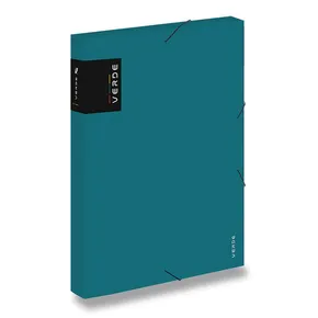 PP-Box mit Gummi A4 VERDE milano